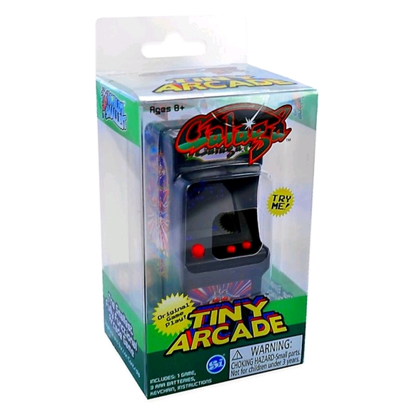 Worlds Smallest Accessories - Tiny Galaga Keychain Arcade Video Game
